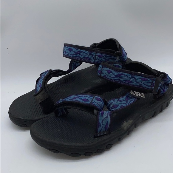 Teva Ladies Sandals Blue and Purple Size 7 - Picture 16 of 16
